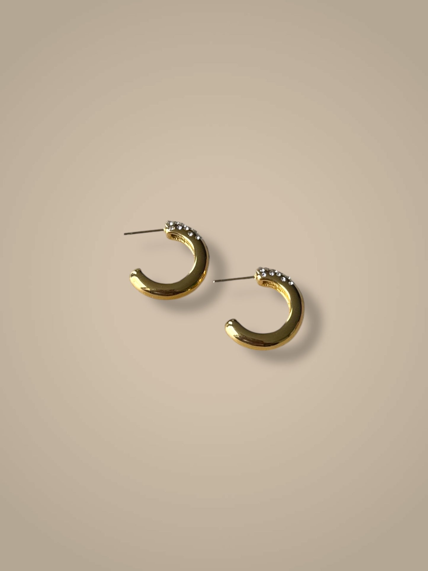Alyza Zirconia Hoop Earrings