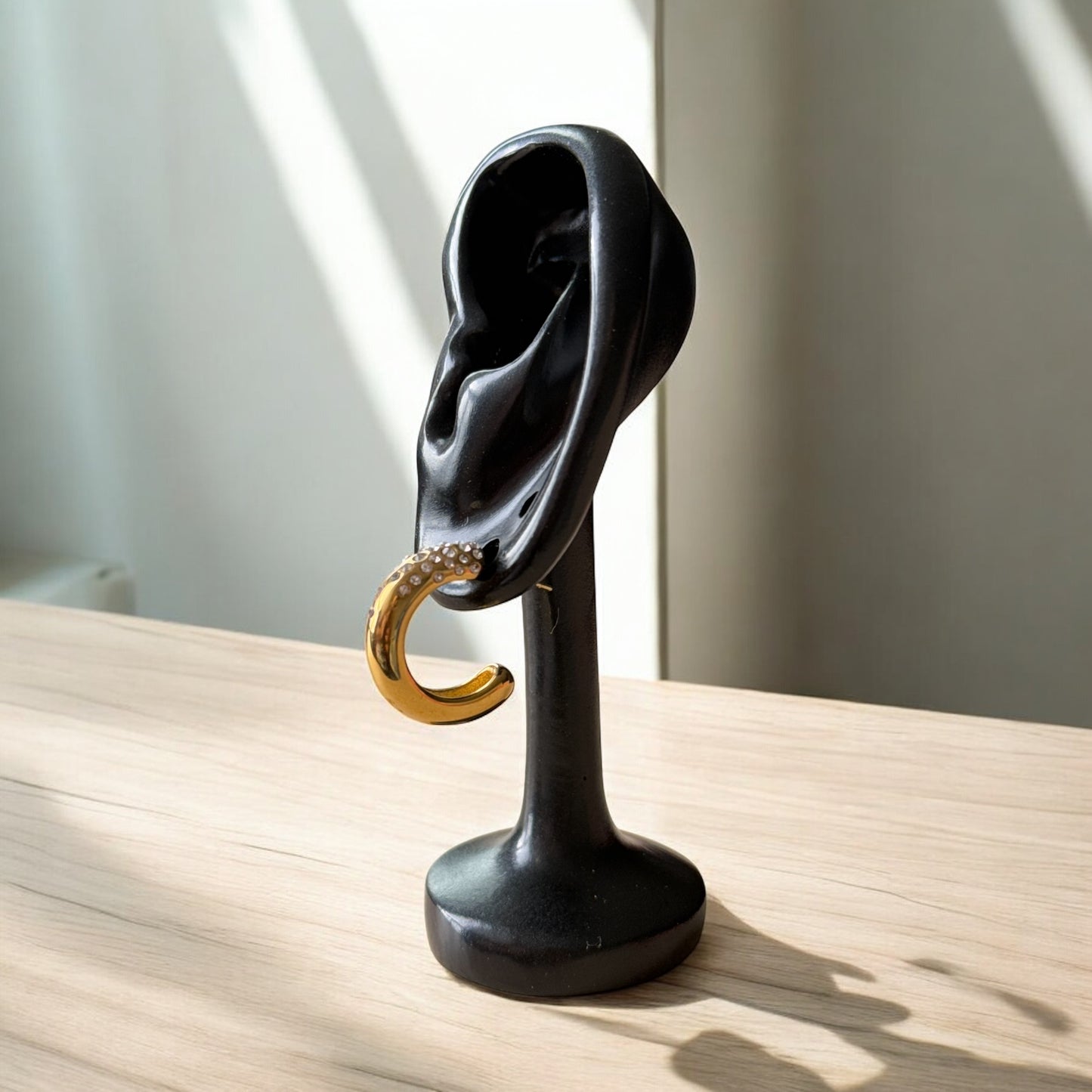 Alyza Zirconia Hoop Earrings
