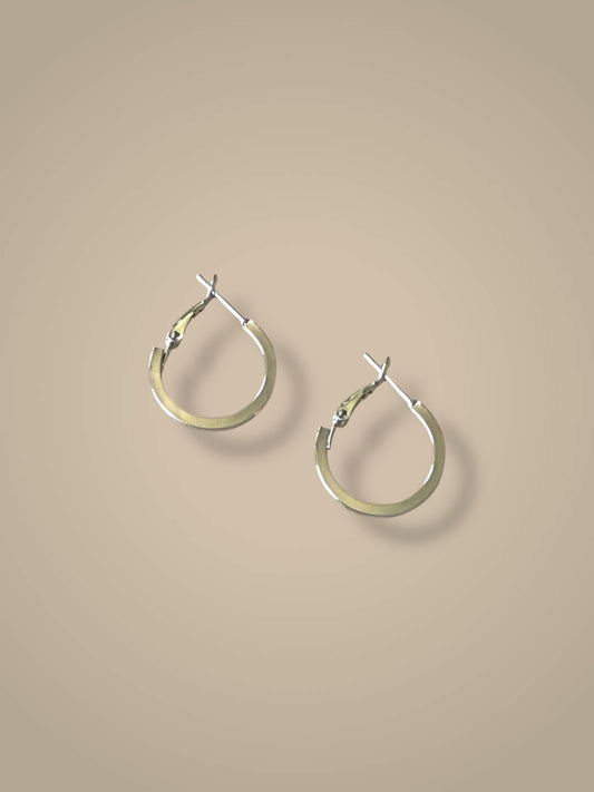 Circular Small Hoop Earrings ( 1 cm)