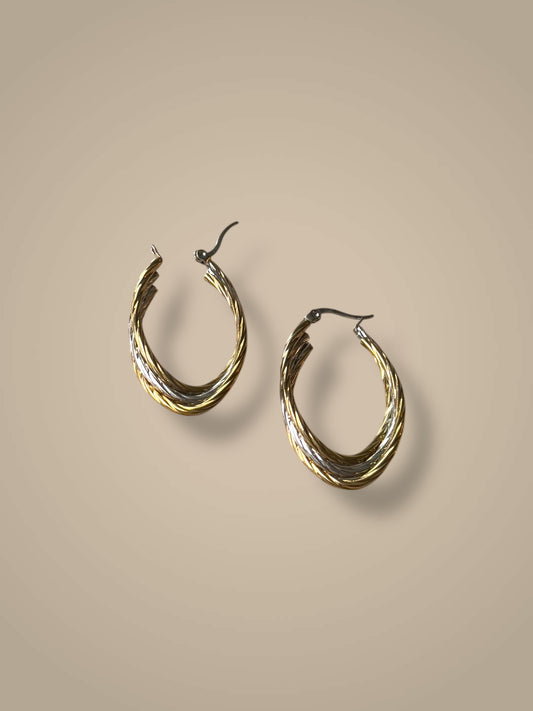 Dune Twist Hoops