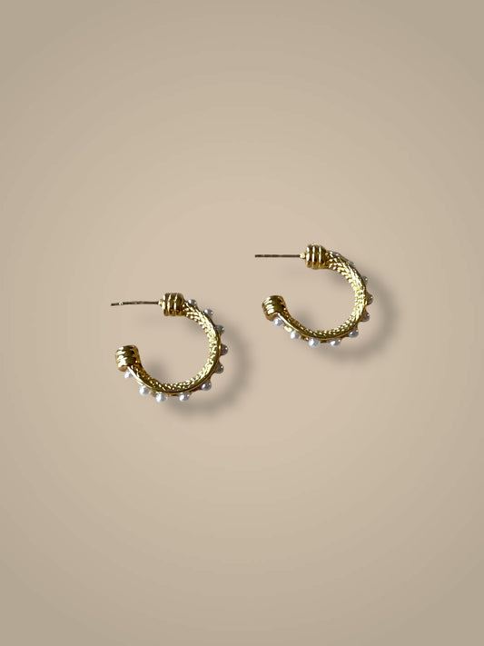 Lumi Pearl Hoops