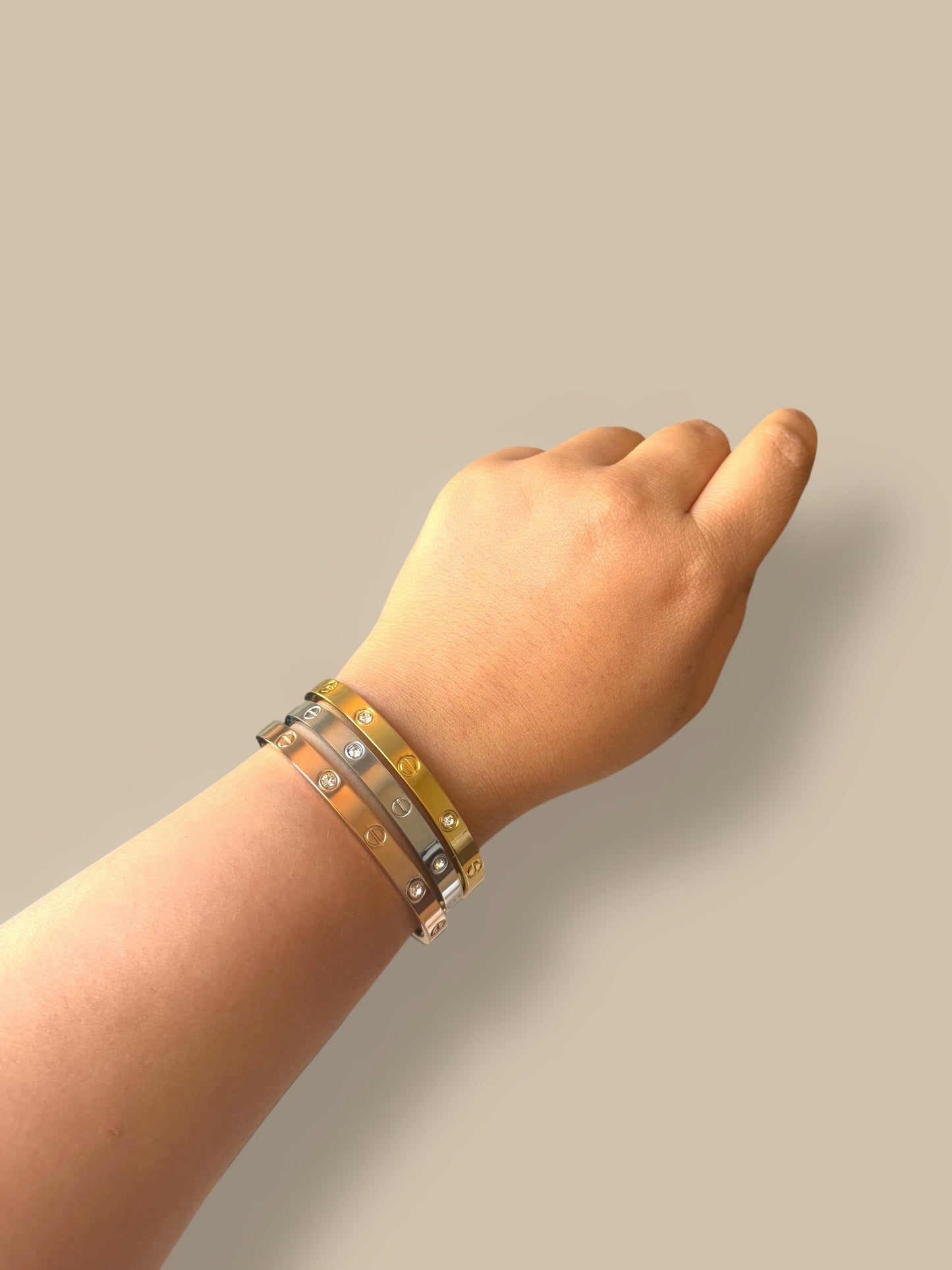 Amour Stone Bangle Bracelet