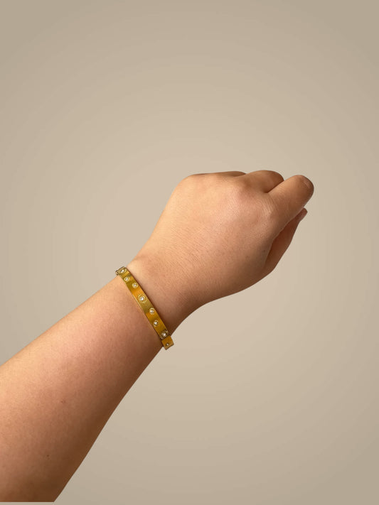Sunburst Enamel Bracelet