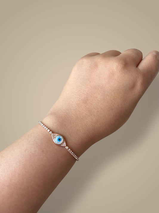 Evil Eye Diamond Dust Bracelet