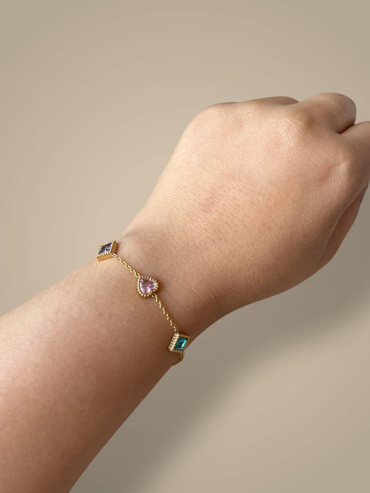Evil Eye Multigem Bracelet